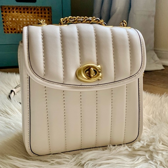 Coach Madison 18 Quilted Leather Convertible Backpack - Picture 7 of 16